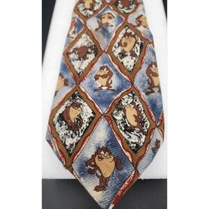 Looney‎ Tunes Taz Tasmanian Devil Warner Bros  Mens Tie 3.5 X 58"